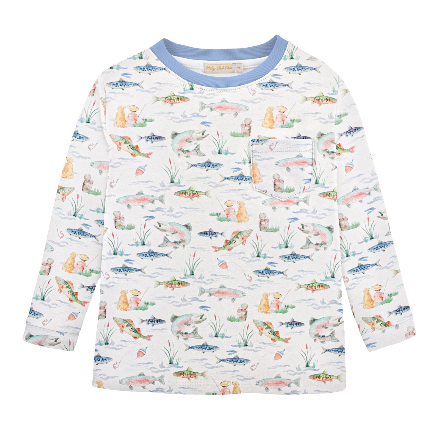 Gone Fishing Pocket Tee
