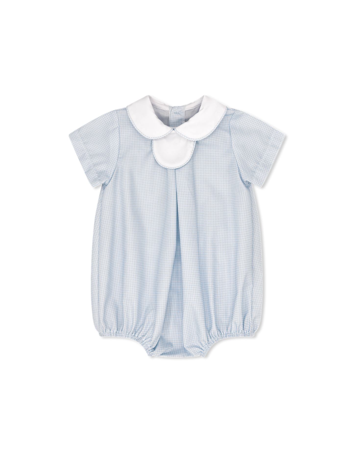 Thomas Tab Bubble - Baby Blue Minigingham