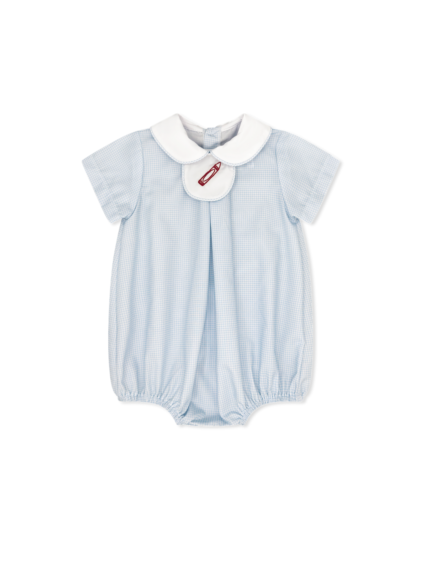 Thomas Tab Bubble - Baby Blue Minigingham