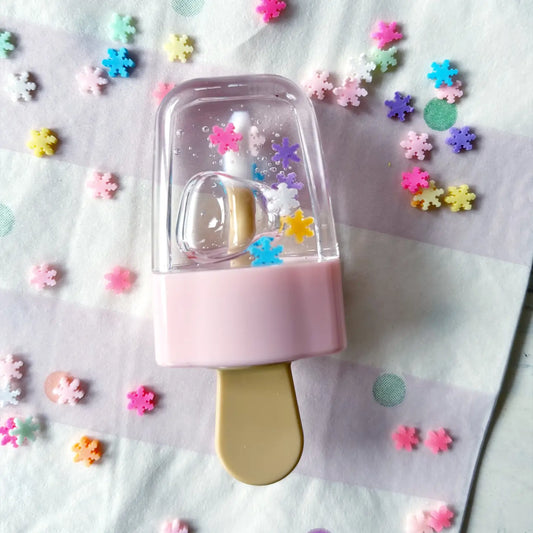 Rainbow Snowflake Popsicle Lip Gloss