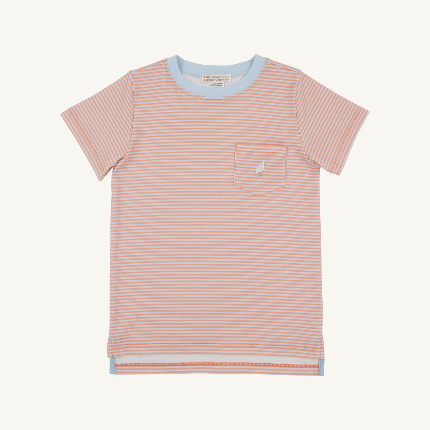 Carter Crewneck-Seashore Sherbet and Buckhead Blue Strip
