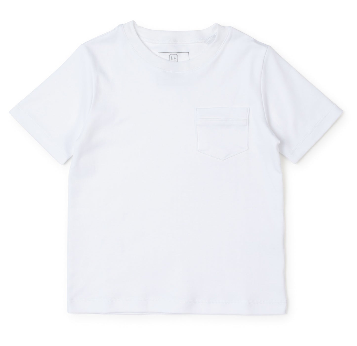 Charles Pima Pocket Tee-White