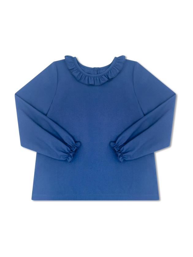 Bella Blouse Long Sleeve - Natchez Navy