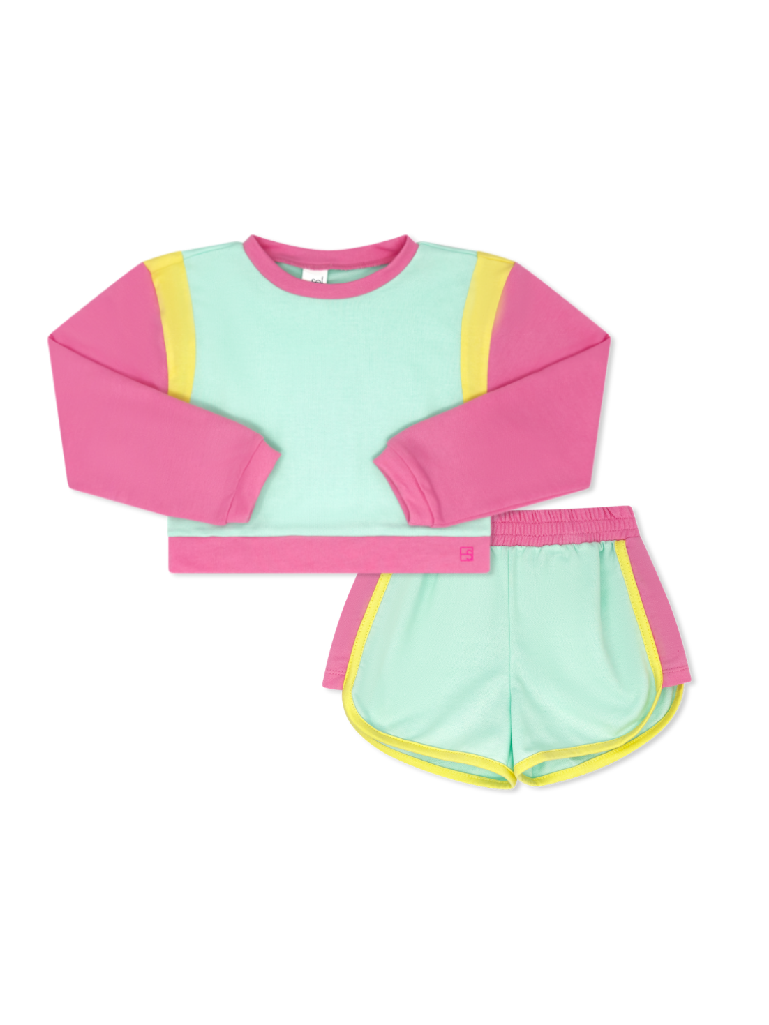 Ellie Everyday Set- Cool Mint, Yellow, Taffy Pink