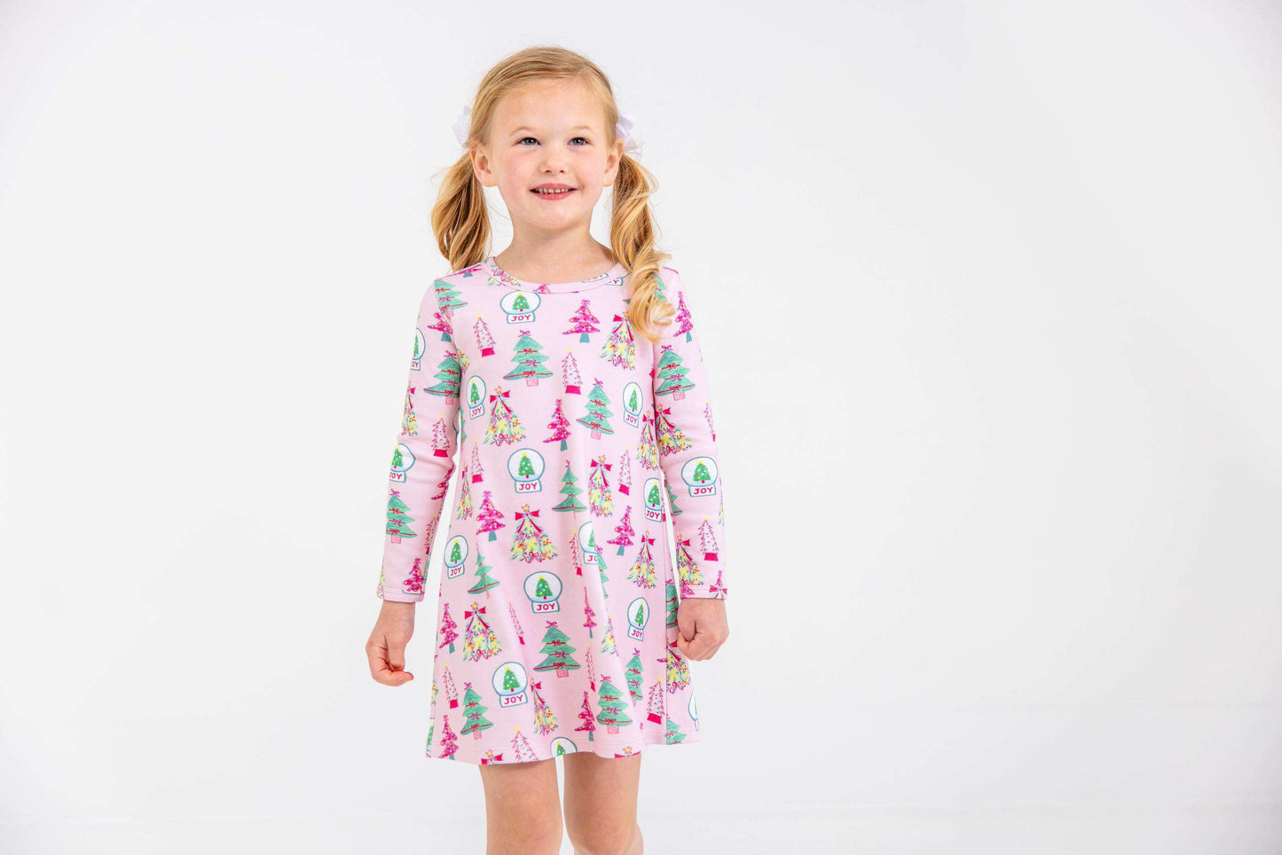Long Sleeve Polly Play Dress -Christmas Coloring Contest