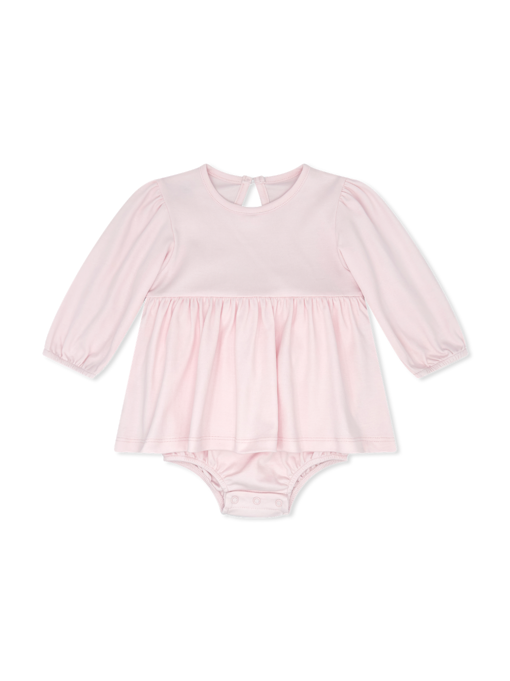 Penny Long Sleeve Bloomer-Palmer Pink