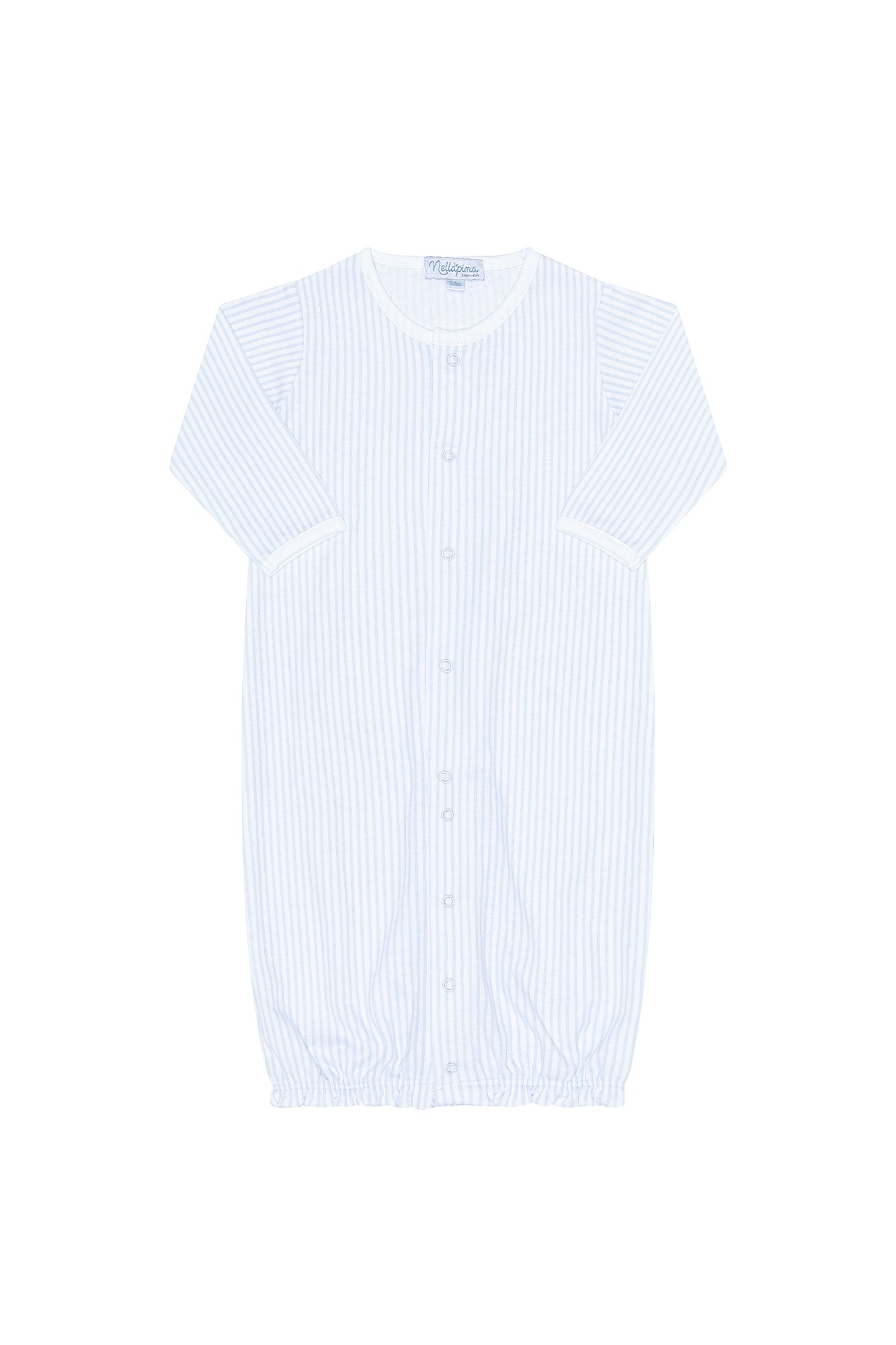 Blue Classic Stripes Converter Gown