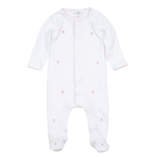 Juliette's Classics Pink Scattered Footie