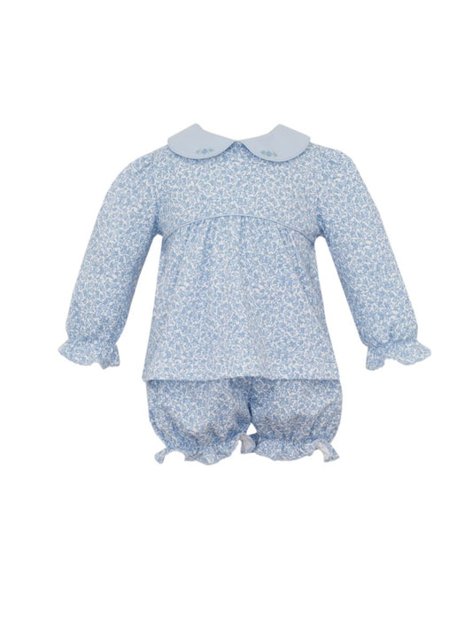 Blue Liberty Bloomer Set