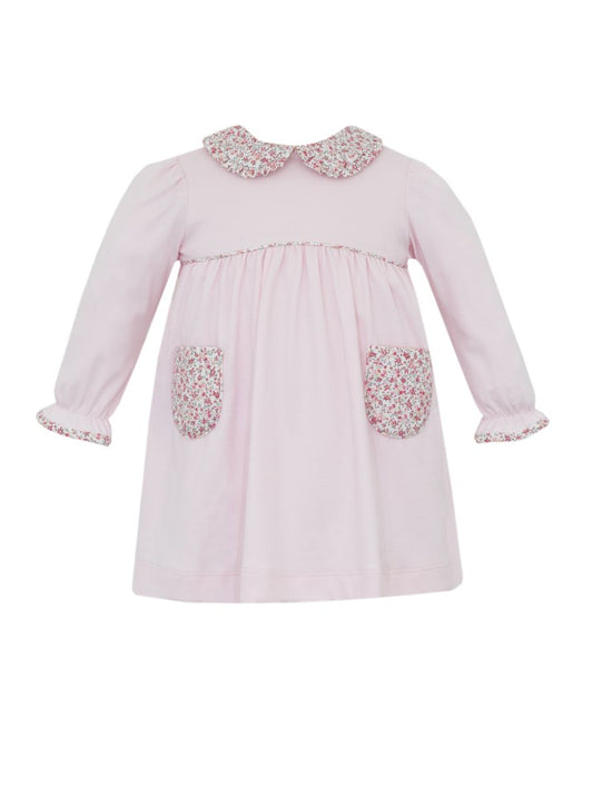 Pink liberty floral L/S Dress