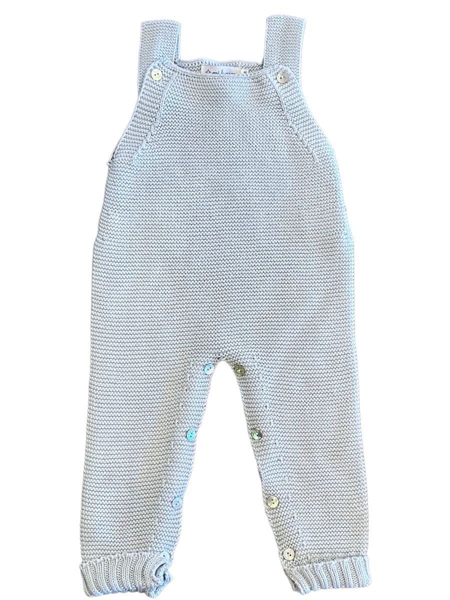 Knit Overall- Light Blue