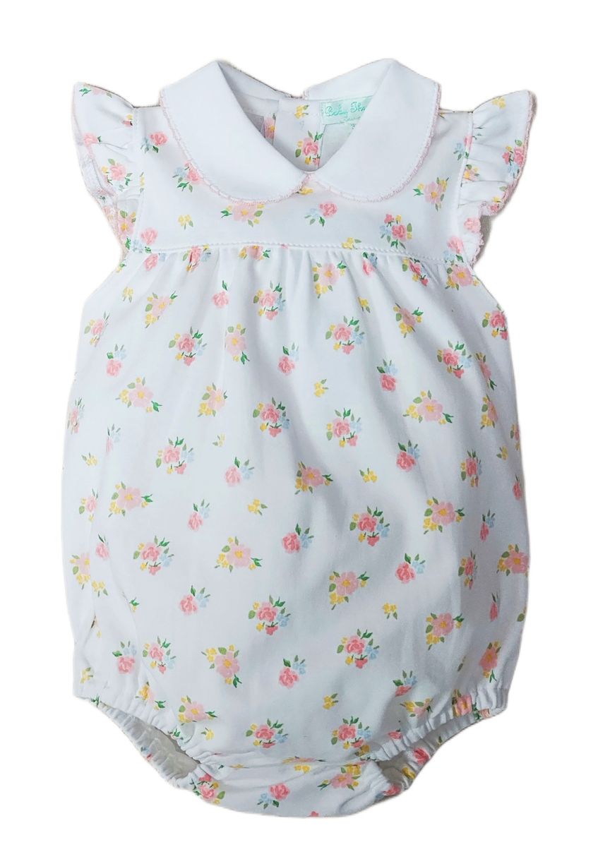 English Rose Baby Girl's Romper