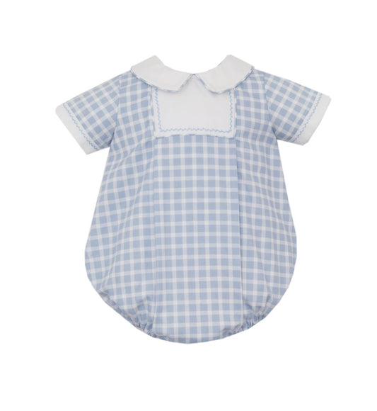 Boys Blue Check Bubble