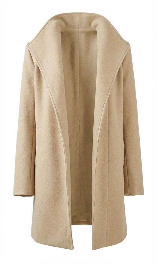 Pleat-Feeney Coat-Latte