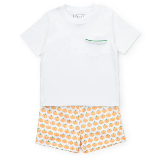 Walker Boys' Short Set - Harvest Pumpkin *SHIPS LATE JULY*