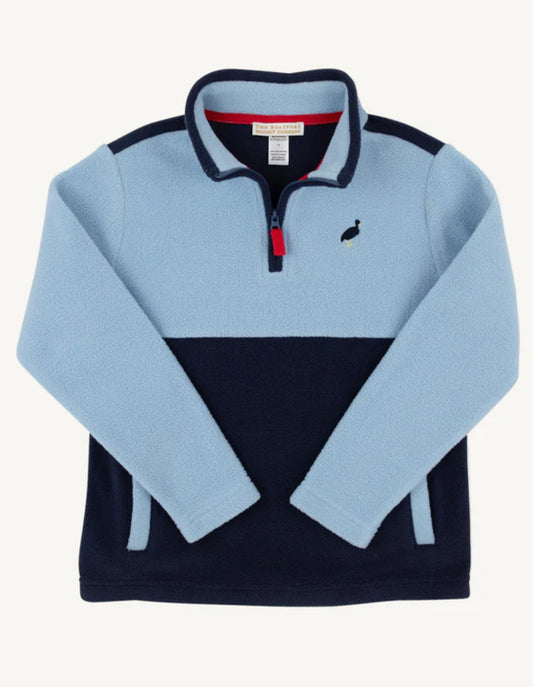 Hayword Half Zip Fleece-Barrington Blue/Navy