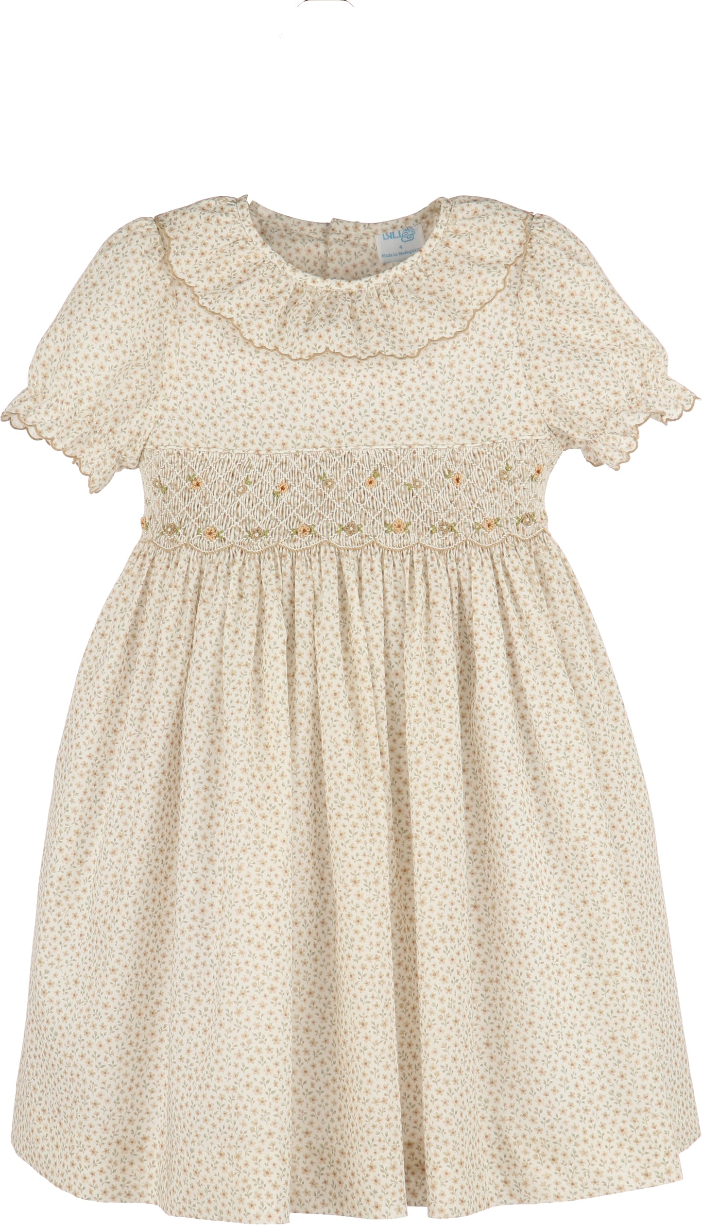 Yellow Forest Floral Dress