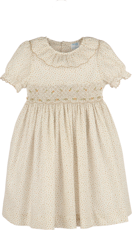 Yellow Forest Floral Dress