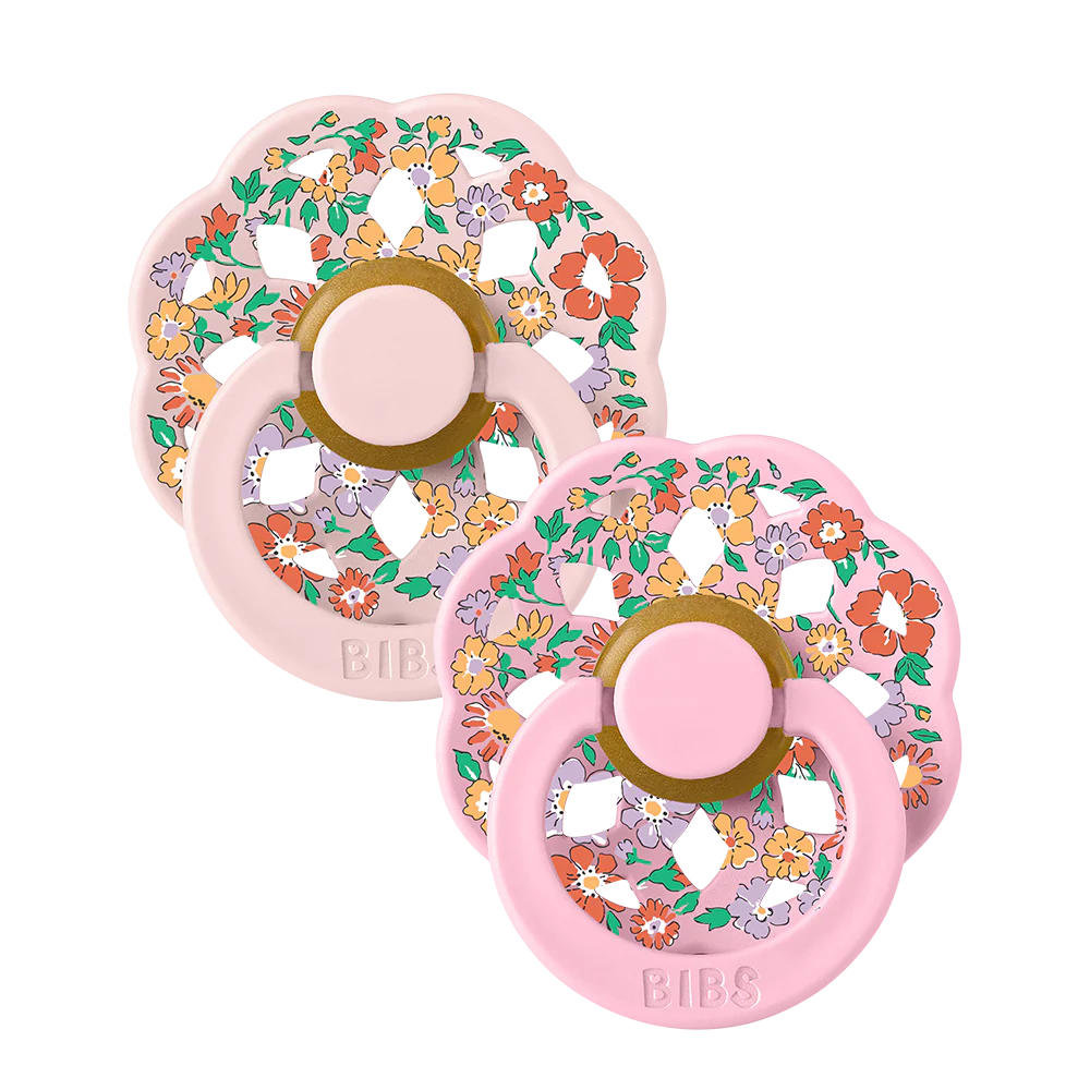 BIBS x LIBERTY Boheme 2 Pack Oscar Meadow - Blossom Mix 1