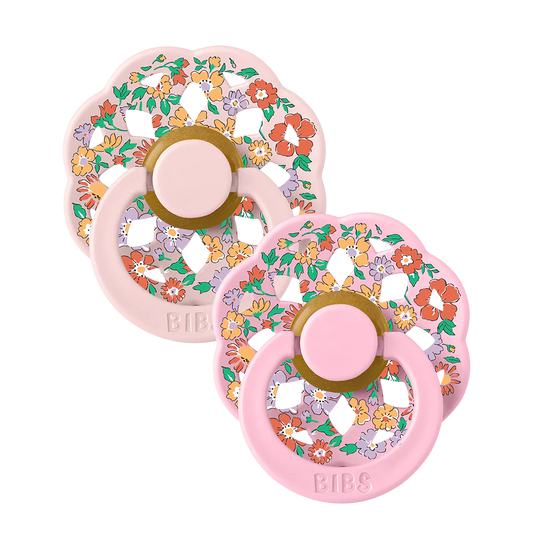 BIBS x LIBERTY Boheme 2 Pack Oscar Meadow - Blossom Mix 1