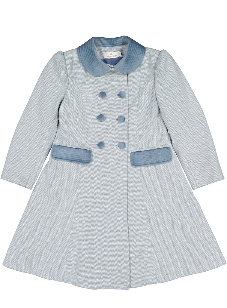 Sal & Pimenta Stone Tartan Coat