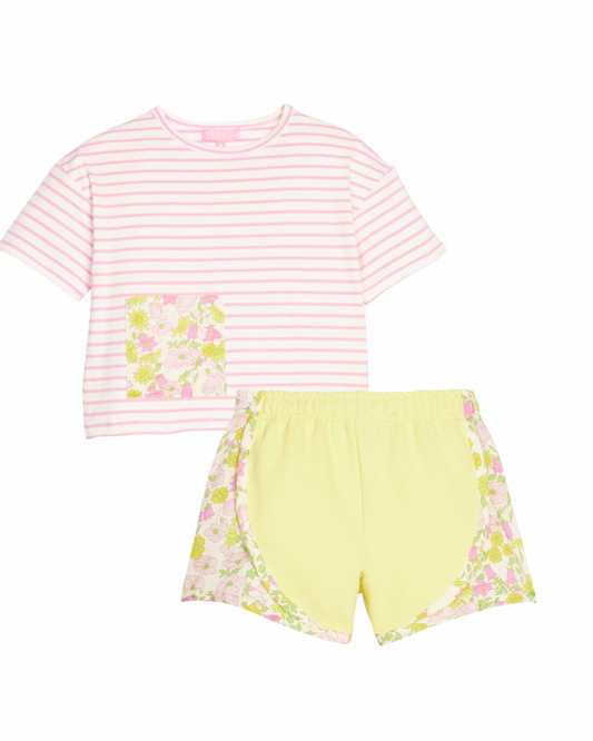 Bedford Buttercup Shorts + Tee Set