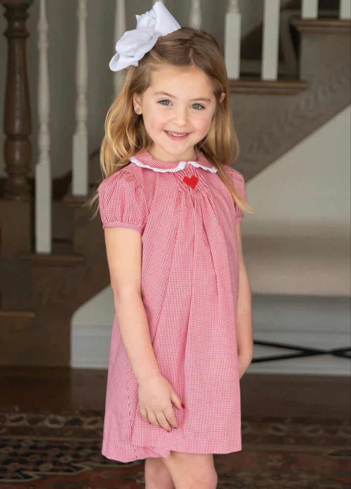 Red Gingham Heart Dress