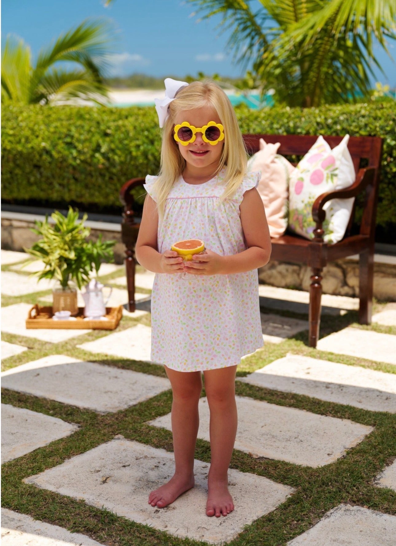 Dowell Day Dress- Citrus Style/Pier Party Pink