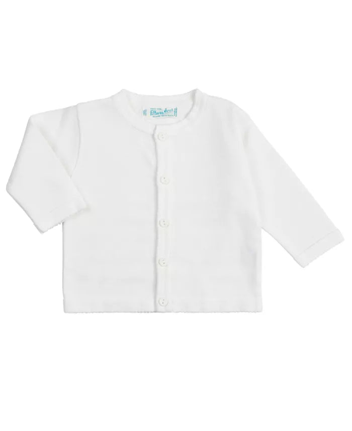 Feltman Brothers Classic Knit Cardigan- White