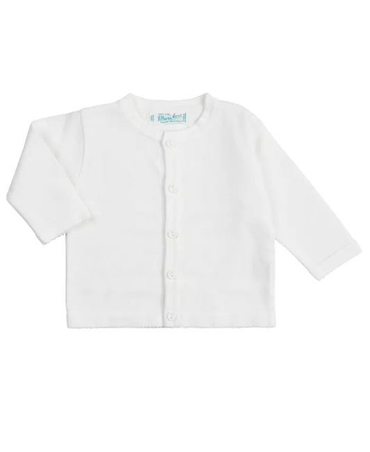 Feltman Brothers Classic Knit Cardigan- White