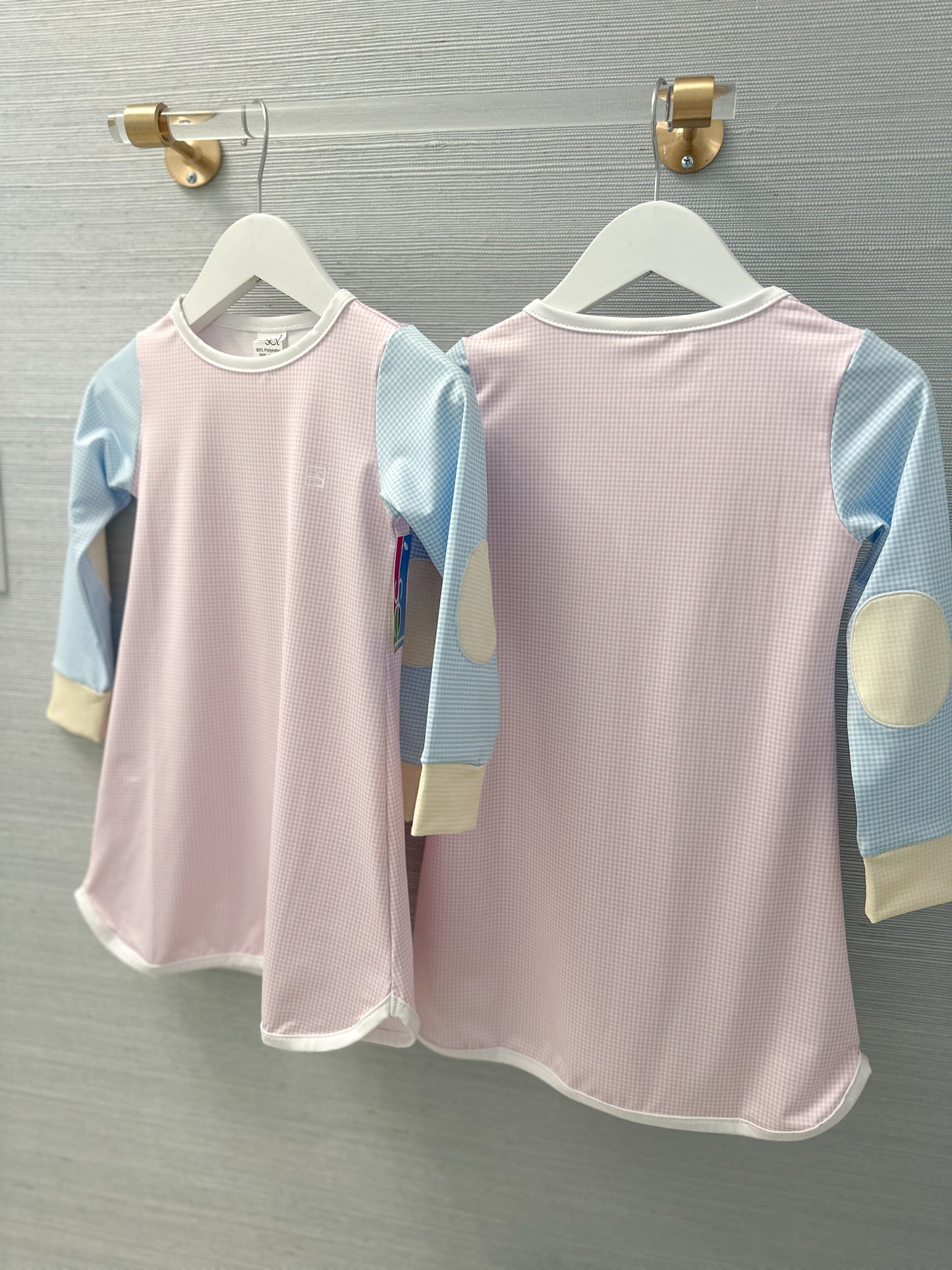 Tinsley Tennis Dress - Cotton Candy Pink Minigingham