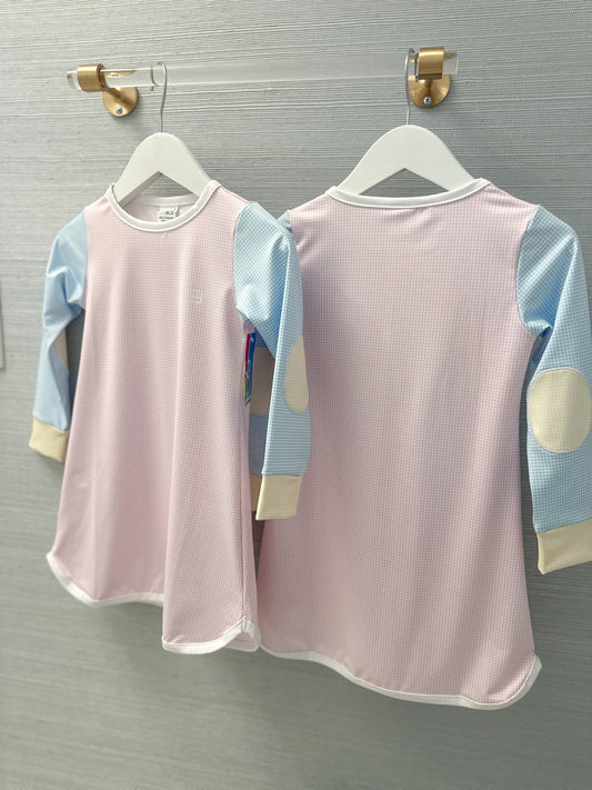 Tinsley Tennis Dress - Cotton Candy Pink Minigingham