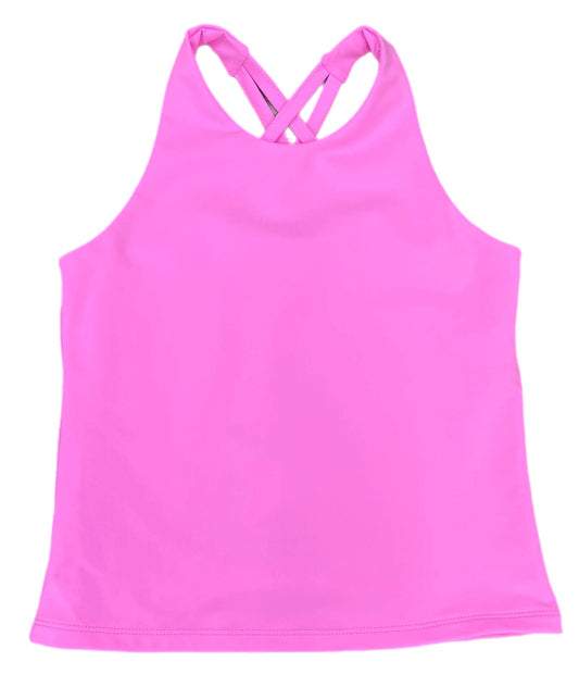 Cross back top - cotton candy pink *PRESALE*