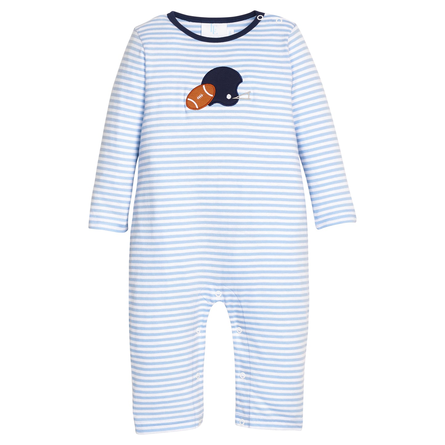 Appliqué Romper - Football Helmet