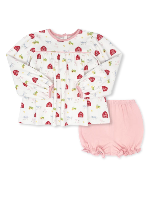 Betsy Bloomer Set Long Sleeve - Barnyard Tales