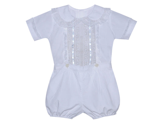 Kent Button-On Suit - White
