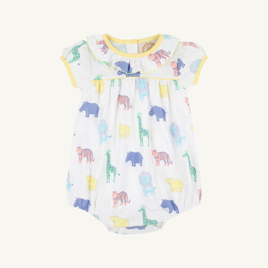 Ramona Ruffle Bubble-Wittle Wild One/Lake Worth Yellow