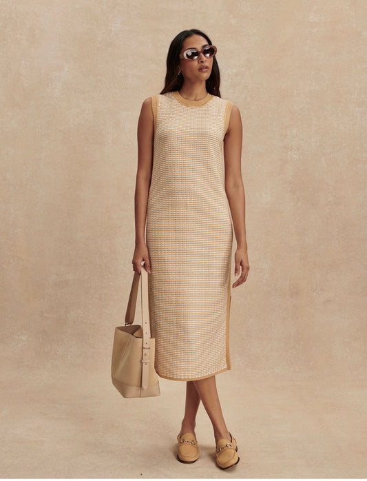 Aoife Knit Dress - New Wheat