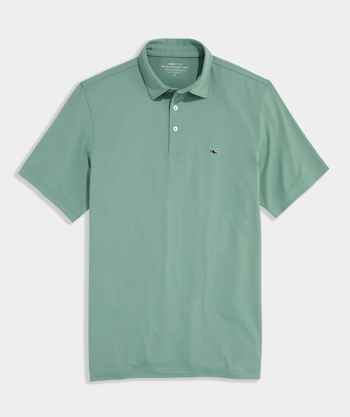 BOYS SOLID SANKATY POLO / OLIVE DUSK