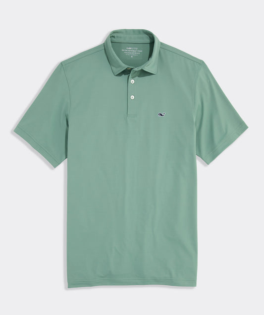 BOYS SOLID SANKATY POLO / OLIVE DUSK