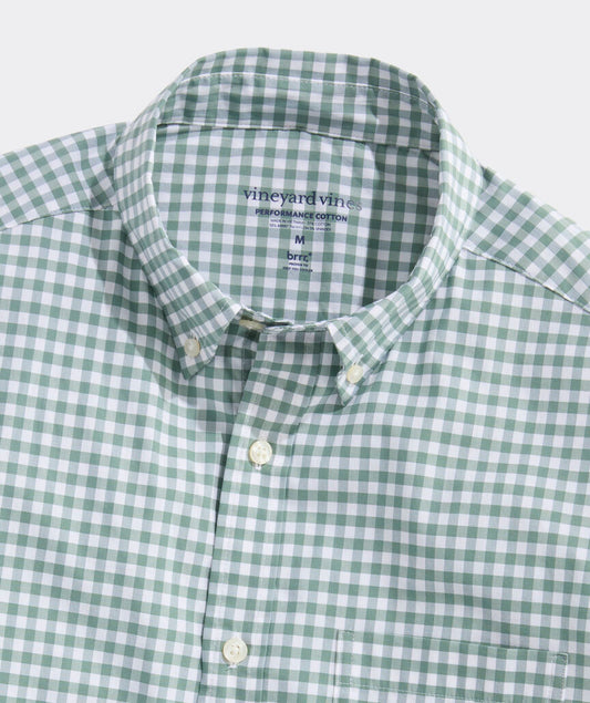 Boys Performance Cotton Button Down