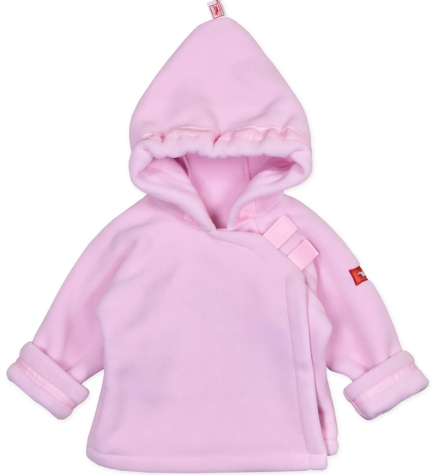 Warmplus Fleece Favorite Jacket, Wrap Close, Hood Light pink **PREORDER SHIPS BY OCTOBER 10TH**