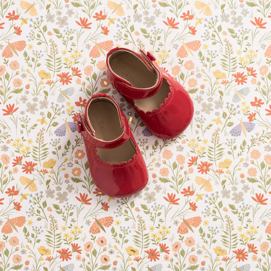 Baby Mary Jane-Patent Red