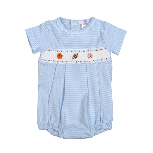 Game On Smocked Boy Bubble