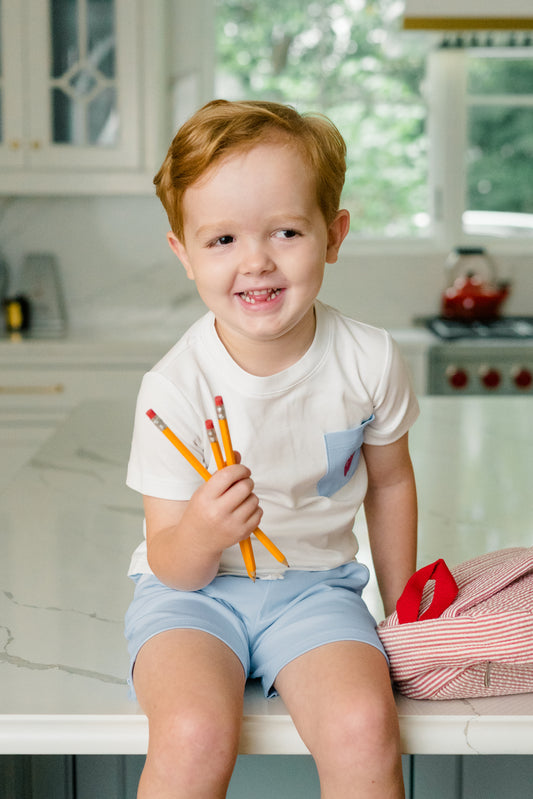 Boys Apple Shorts Set