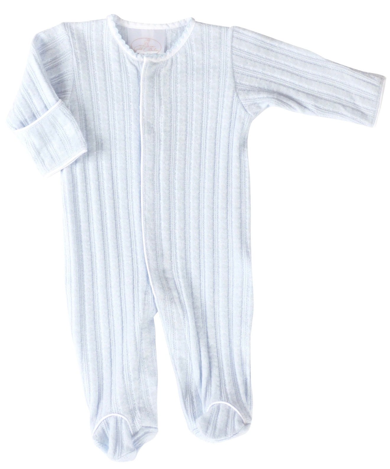 Amory Footie- Blue