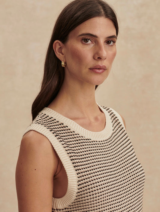 Sadia Stitch Knit Dress - Birch