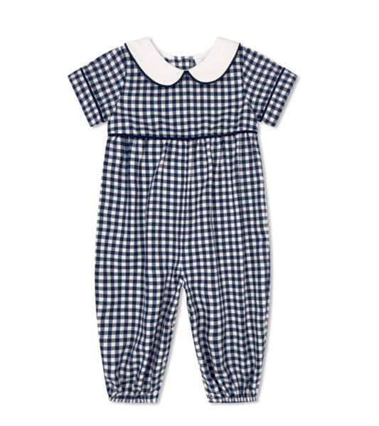 Rover Romper - Blue Ridge Check Woven