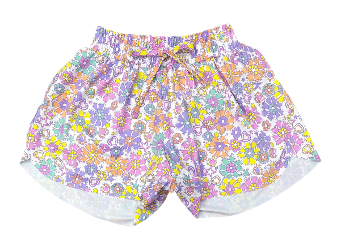 Retro Floral Butterfly Shorts *PRESALE*