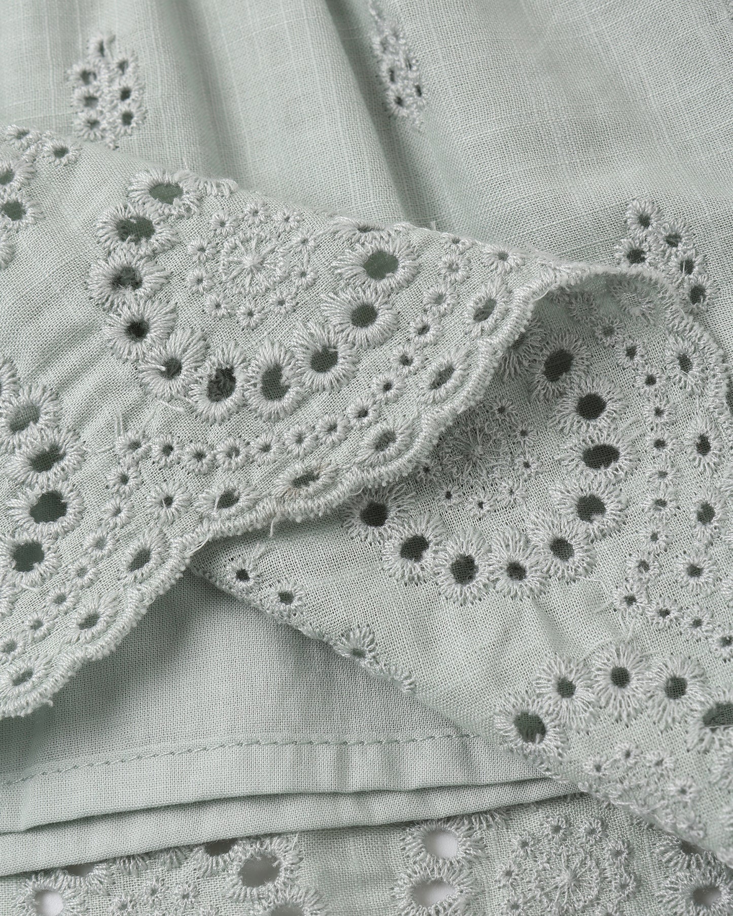 Rose Skirt Set - Seafoam